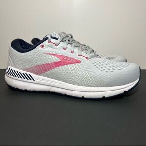Womens BROOKS Addiction GTS 15 Gray Running Shoes / Size 10.5 Medium